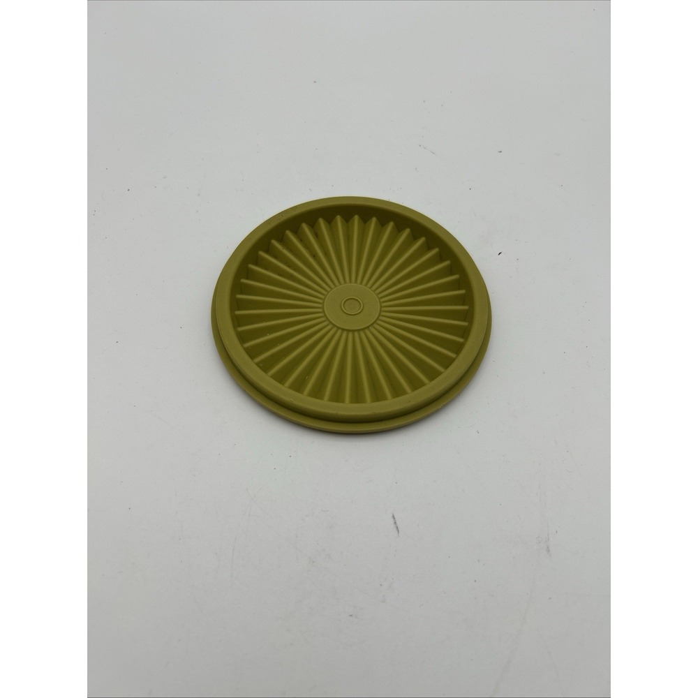 Tupperware 812 Replacement Servalier 5 inch Green Round Lid